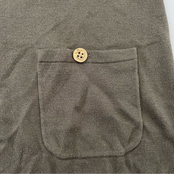 Lauren Ralph Lauren Sweater Top Size S V-neck Olive green - Picture 3 of 7